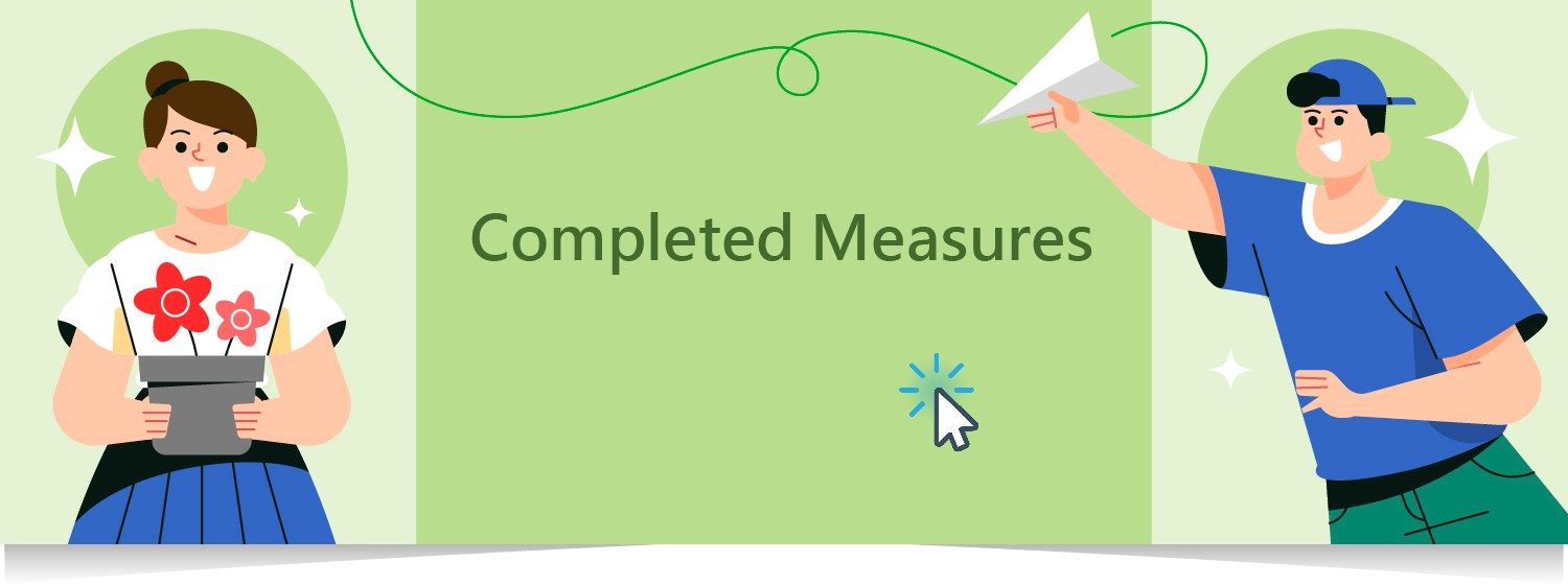 Completed Measures in the Blueprint